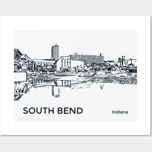 South Bend Indiana Posters and Art